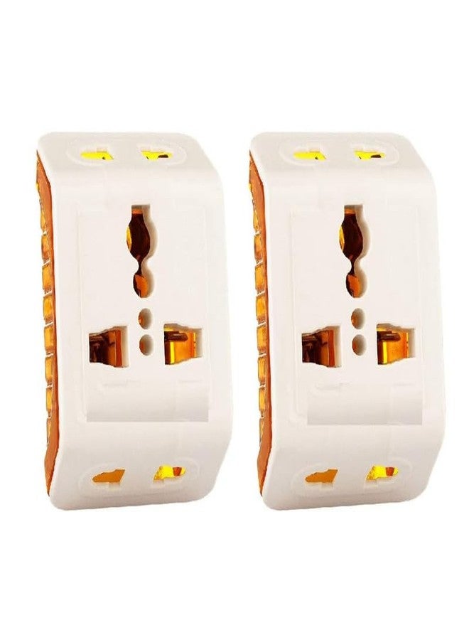 COPY LINE Multi-Pin Conversion Plug | 3-Pin Type D Indian Socket Connector, 6A 240V | White, Pack of 3 - Image 5